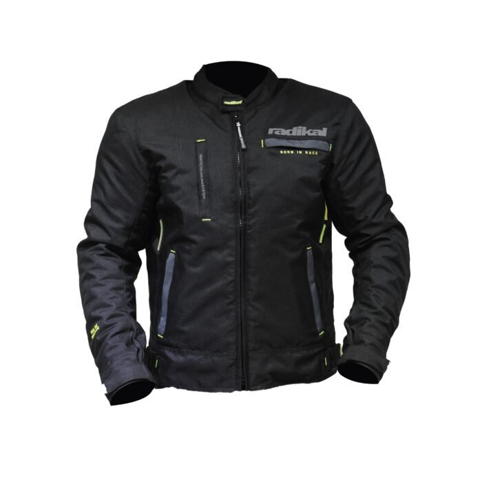 CAMPERA MOTO CONCEPT NEGRO IMPERMEABLE PROTECCION DESMONTABLE - Image 1
