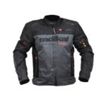 CAMPERA MOTO RIDE GRIS IMPERMEABLE PROTECCION DESMONTABLE