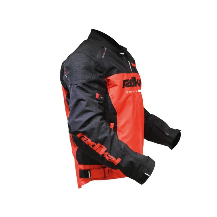 CAMPERA MOTO RIDE ROJO IMPERMEABLE PROTECCION DESMONTABLE - Image 2