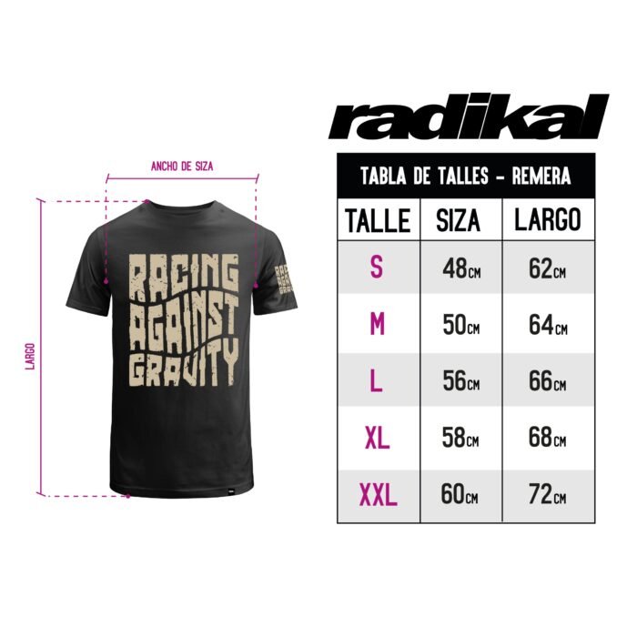 REMERA GRAVITY NEGRA - Image 2