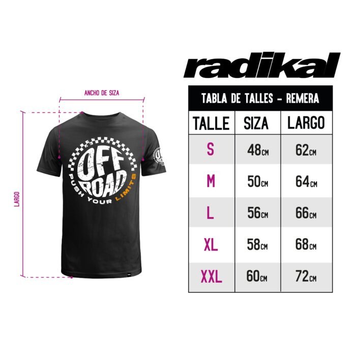 REMERA OFF ROAD NEGRA - Image 2
