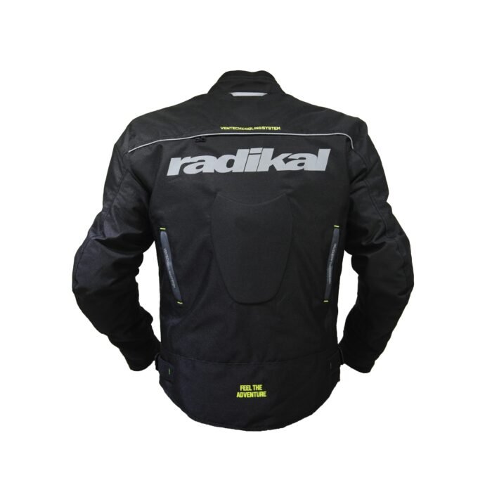 CAMPERA MOTO CONCEPT NEGRO IMPERMEABLE PROTECCION DESMONTABLE - Image 3