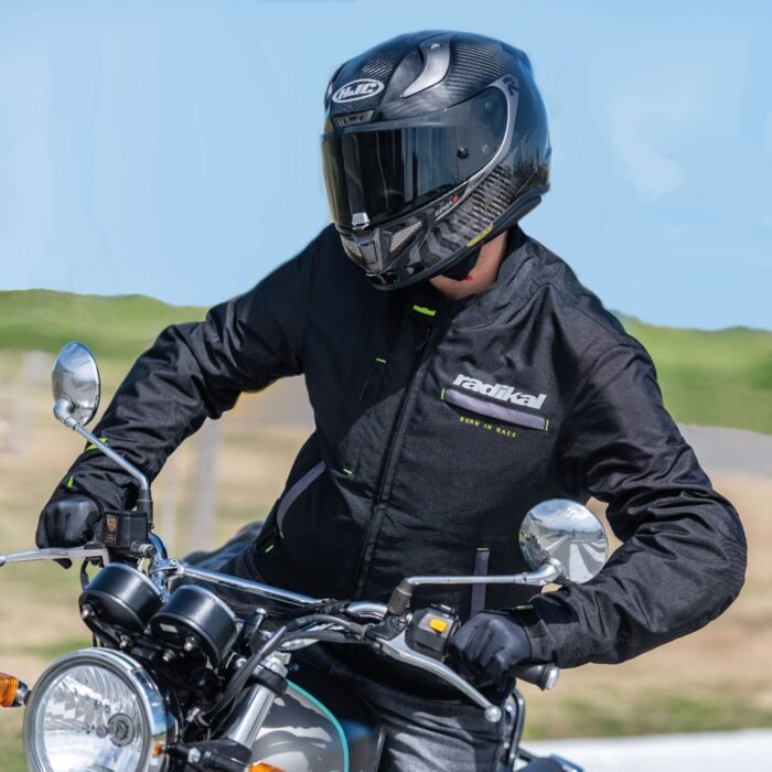CAMPERA MOTO CONCEPT NEGRO IMPERMEABLE PROTECCION DESMONTABLE - Image 4