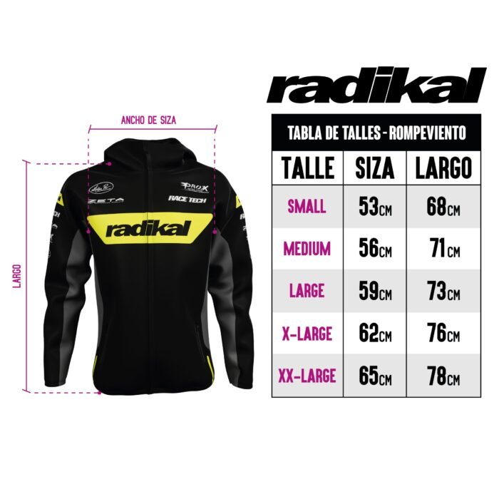 ROMPEVIENTO IRON FLUO-NEGRO - Image 4