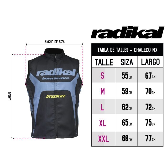 CHALECO MX SPEED GRIS - Image 4