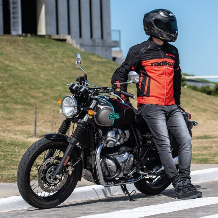 CAMPERA MOTO RIDE GRIS IMPERMEABLE PROTECCION DESMONTABLE - Image 5