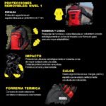 CAMPERA MOTO RIDE GRIS IMPERMEABLE PROTECCION DESMONTABLE - Image 6