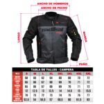 CAMPERA MOTO RIDE GRIS IMPERMEABLE PROTECCION DESMONTABLE - Image 9