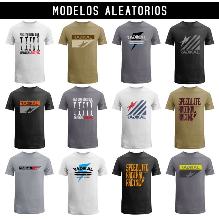 PACK REMERA ALGODON MIX x14u - Image 1