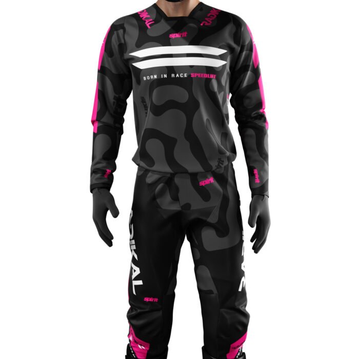 CONJUNTO SPIRIT NEGRO-MAGENTA - Image 1