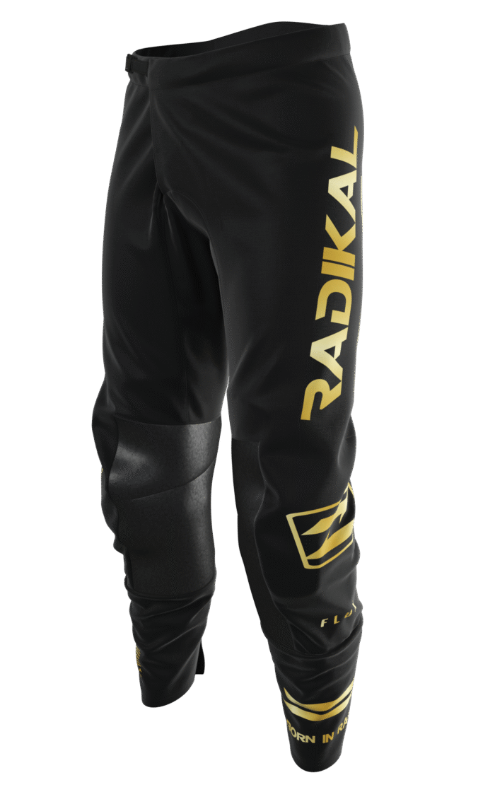 PANTALON MX FLUX NEGRO/GOLD - Image 1